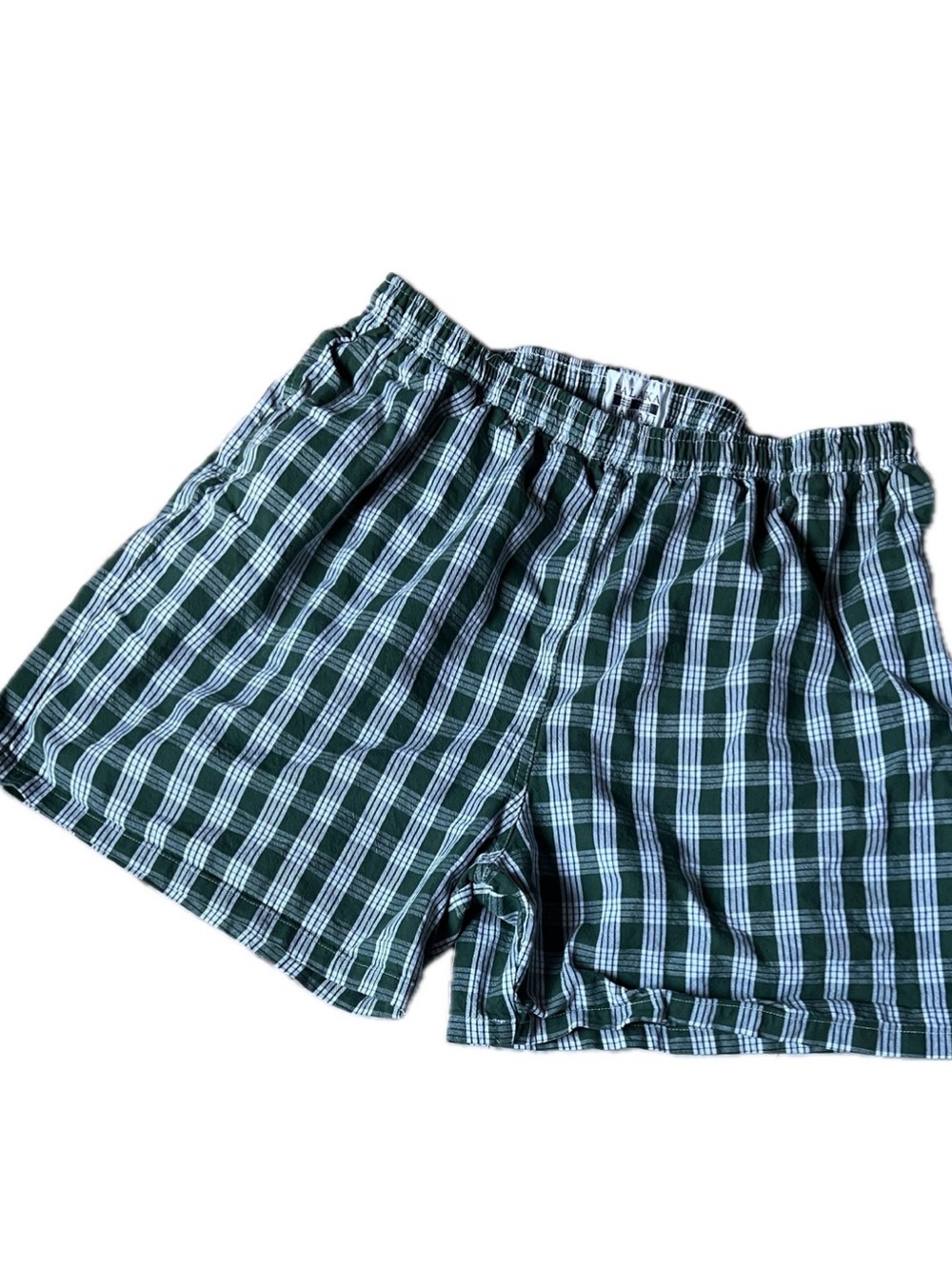 Green Palaka Hawaii Shorts 2XL